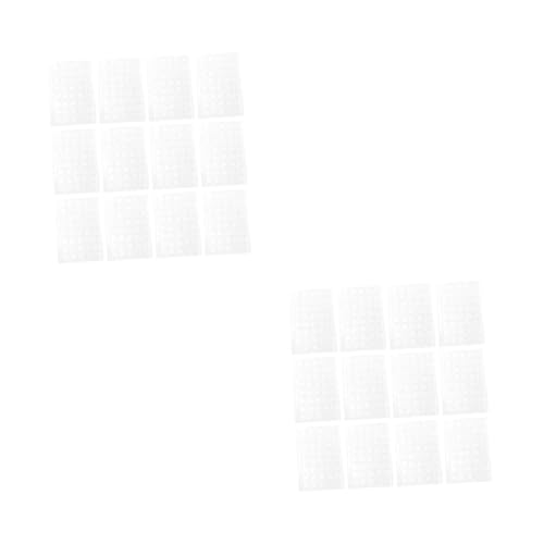 VILLCASE 2 Sätze Wc-sitzkissen Pads Klares Stopperpad Stoßfängerpolster Anti-kollisions-pad Antikollisions-stoßstangenpolster Transparente Stoßstange Kieselgel 80 Stück * 2 von VILLCASE