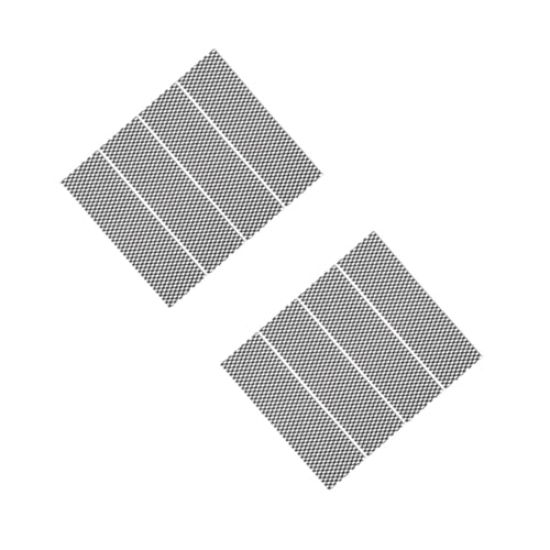 VILLCASE 2 Sätze rutschfeste Matte Fuß Matten Pads Antirutschmatte Klavierbodenschutz Schwarz PVC 4 Paare * 2 von VILLCASE