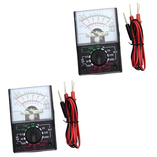 VILLCASE 2 Stck. Digital Multimeter Multi Tester für Elektriker Hochpräziser Spannungsmesser Tragbares Messgerät für Strom Spannung und für Elektrische Arbeiten VILLCASE 2 Stck. Digital Multimeter Multi Tester für Elektriker Hochpräziser Spannungsmesser Tragbares Messgerät für Strom Spannung und für Elektrische Arbeiten von VILLCASE
