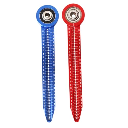 VILLCASE 2 Stück Aluminiumlegierung Lochlineal Präzisionskreiszeichner Holzarbeiten Markiergerät für Exakte Kreise Zeichnung Architektureinsatz Tragbar Robust Vielseitig VILLCASE 2 Stück Aluminiumlegierung Lochlineal Präzisionskreiszeichner Holzarbeiten Markiergerät für Exakte Kreise Zeichnung Architektureinsatz Tragbar Robust Vielseitig von VILLCASE