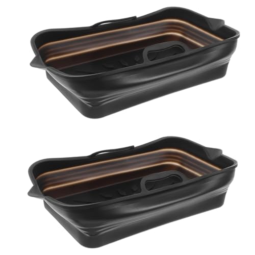 VILLCASE 2 Stück Antihaftbeschichtete Ofenbleche für Luftfritteuse Platzsparend Einfach zu Reinigen für Reisen und Outdoor Aktivitäten VILLCASE 2 Stück Antihaftbeschichtete Ofenbleche für Luftfritteuse Platzsparend Einfach zu Reinigen für Reisen und Outdoor Aktivitäten von VILLCASE