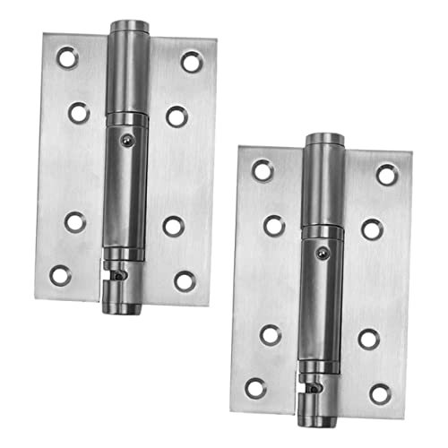 VILLCASE 2 Stück Automatische Türschließscharniere Türen Türscharniere Scheunentorbeschläge Selbstschließende Scharniere Robuste Türscharniere Automatische Scharniere von VILLCASE