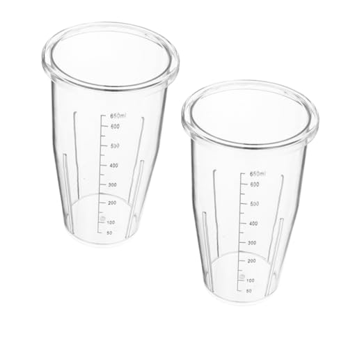 VILLCASE 2 Stück Blender Becher Graduierte Mischbecher mit Messmarkierungen Kompatibel mit Verschiedenen Mixgeräten für Smoothies und Säfte VILLCASE 2 Stück Blender Becher Graduierte Mischbecher mit Messmarkierungen Kompatibel mit Verschiedenen Mixgeräten für Smoothies und Säfte von VILLCASE