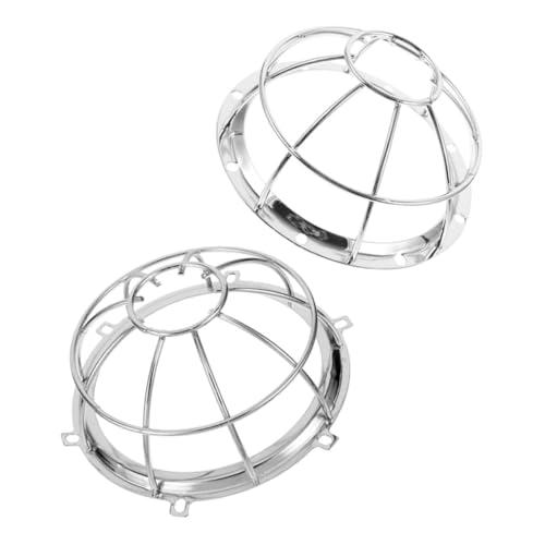 VILLCASE 2 Stück Feuerlöschsprinkler Schutzabdeckung Teilig Robust Langlebig Durchsichtig Einfache Montage Effektiver Schutz für Rauchmelder und Sensoren Haushalt von VILLCASE