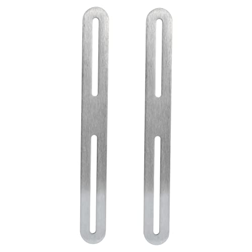 VILLCASE 2 Stück Flachwinkel Metallverbinder für Möbel Verstärkung für Stühle Tische Schränke Stabile Verbindungselemente für Holzverbindungen von VILLCASE