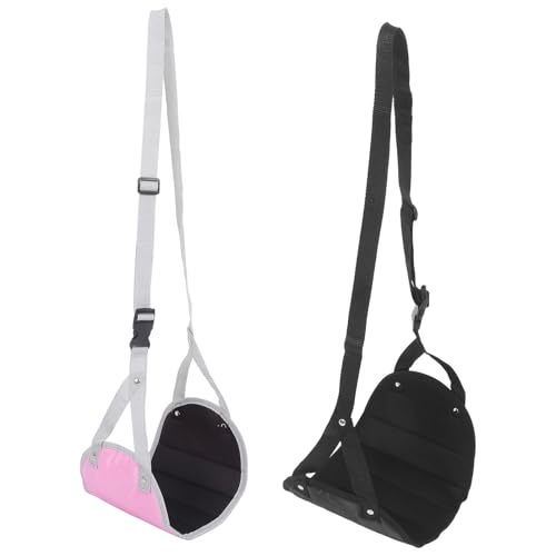 VILLCASE 2 Stück Flugzeug Fußstützen Schlingen Fußhängematte Für Flugzeugreisen Tragbare Fußstützen Hängematte Flugzeug Reise Beinstütze von VILLCASE