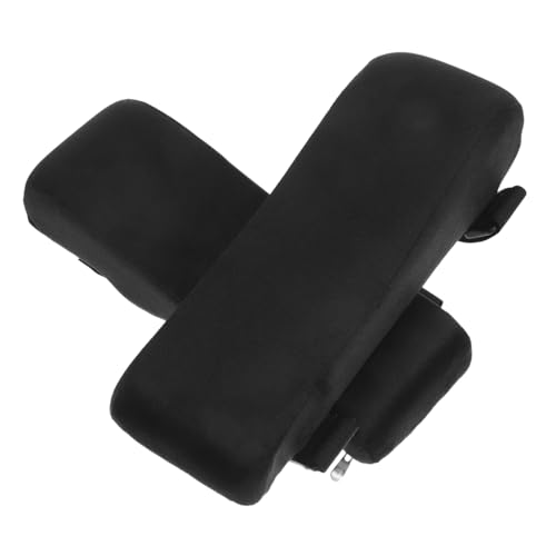 VILLCASE 2 Stück Gepolsterte Armlehnenbezüge mit Verstellbaren Gurten Waschbare Armstützkissen für Bürostühle Gaming Stühle Ergonomische Armlehnenpolster zur Druckentlastung und von VILLCASE