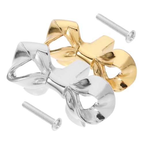 VILLCASE 2 Stück Goldene Schmetterlingsknöpfe für Schränke Vintage Messing Schubladengriffe für Kommoden Kleiderschränke und Möbel Dekorative Türknäufe Installieren Langlebig und Vielseitig von VILLCASE