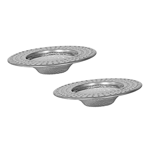 VILLCASE 2 Stück Kanalfilter Netzsieb Waschbecken Haarfänger Filterspüle Sieb Küchenabfallfilter Filterkorb Spülbecken-Abflussfilter Küchenspüle Sieb Rostfreier Stahl Silver VILLCASE 2 Stück Kanalfilter Netzsieb Waschbecken Haarfänger Filterspüle Sieb Küchenabfallfilter Filterkorb Spülbecken-Abflussfilter Küchenspüle Sieb Rostfreier Stahl Silver von VILLCASE