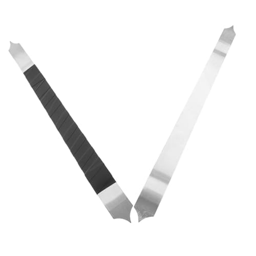 VILLCASE 2 Stück Modelliermesser mit Fischschuppen Textur für Tonbearbeitung Sculpting Tool für Künstler und Hobbyisten zur Präzisen Gestaltung von Keramiken und Komplexen Mustern von VILLCASE