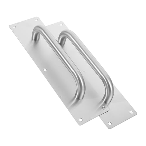 VILLCASE 2stücke Edelstahl Türgriff Rechteckiger Pull Handle Für Schiebetüren Langlebig Und Installieren Geeignet Für Scheunentüren Schränke Und Kommerzielle Anwendungen von VILLCASE
