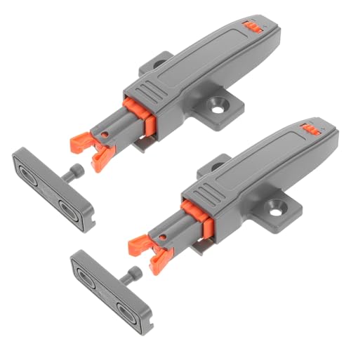 VILLCASE 2 Stück Robuster Einstellbarer für Küchenschränke Selbstschließend Verdeckter Mechanismus für Verschiedene Innentüren von VILLCASE