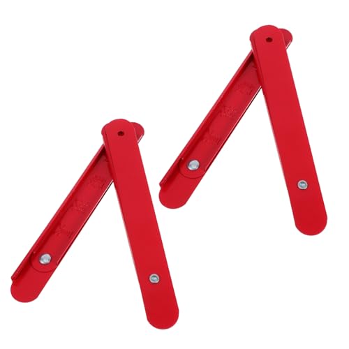VILLCASE 2 Stück Teiliges Aluminium Klappleiter Scharnier Ersatzkit Verstärkter Heringbones Verbinder Stabile Leiter Verstärkung Schnelle Montage für Heim und Industrienutzung von VILLCASE