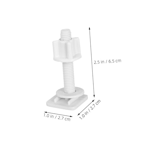 VILLCASE 2 Stück Teiliges Befestigungsschrauben set Langlebige Rostbeständige Wc sitz Schrauben Einfache Montage Kompatibel mit Verschiedenen Toilettensitzen für Heim Öffentlichen Gebrauch von VILLCASE