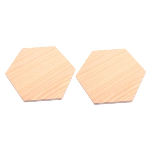 VILLCASE 2 Stück Teiliges Sechseckiges Naturbelassene Holzplatten für DIY Malerei Basteln Dekoration Handgefertigte Holzornamente Kreative Handwerksprojekte VILLCASE 2 Stück Teiliges Sechseckiges Naturbelassene Holzplatten für DIY Malerei Basteln Dekoration Handgefertigte Holzornamente Kreative Handwerksprojekte von VILLCASE