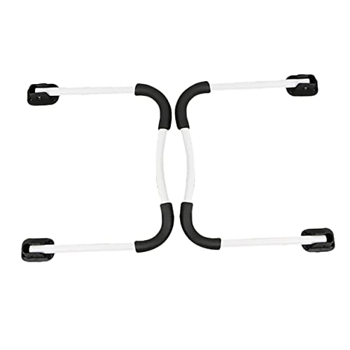 VILLCASE Klappbare Tischbeine 2 Stück Eisen Robust und Stabil für Computer und Bett Tische Klappbar und Platzsparend Einfache Installation für Drinnen und Draußen von VILLCASE