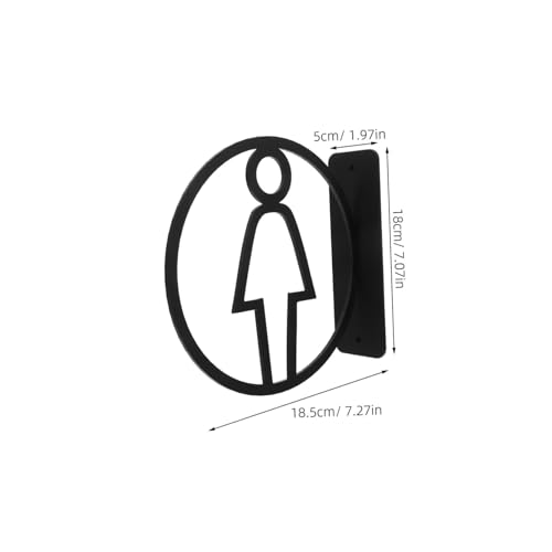 VILLCASE 2 Stück Toiletten Türschild Für Zuhause Toilettenschild Doppelseitig Doppelseitiges Türschild Zum Aufhängen Toilettenschild Doppelseitige Schilder Waschraum VILLCASE 2 Stück Toiletten Türschild Für Zuhause Toilettenschild Doppelseitig Doppelseitiges Türschild Zum Aufhängen Toilettenschild Doppelseitige Schilder Waschraum von VILLCASE