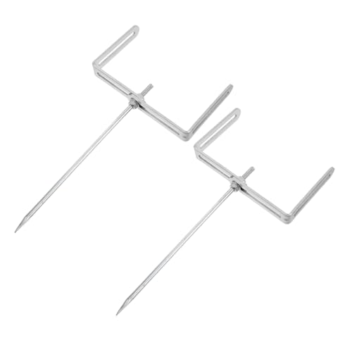 VILLCASE 2 Stück Verstellbare Robuste Eisen-halterungen für Fallrohre Befestigung für Private und Gewerbliche Entwässerungssysteme Stabilisierend gegen Verschiebung durch Wind und Tiere von VILLCASE