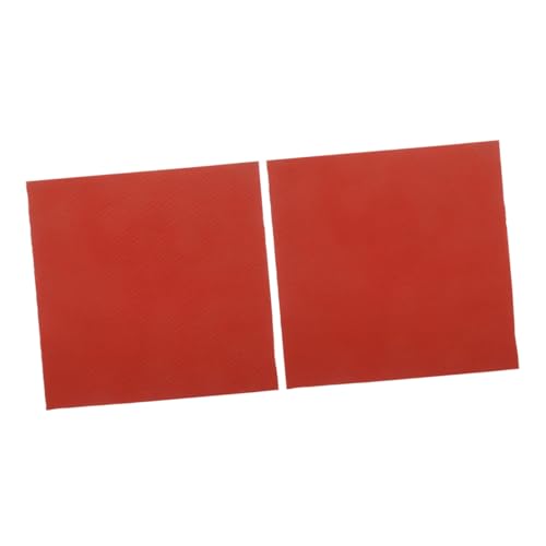 VILLCASE 2 Stück Waschbare Hitzebeständige Silikon Pressmatten rutschfest für Sublimation Hitzeübertragung Flache Ersatzmatten Rot VILLCASE 2 Stück Waschbare Hitzebeständige Silikon Pressmatten rutschfest für Sublimation Hitzeübertragung Flache Ersatzmatten Rot von VILLCASE