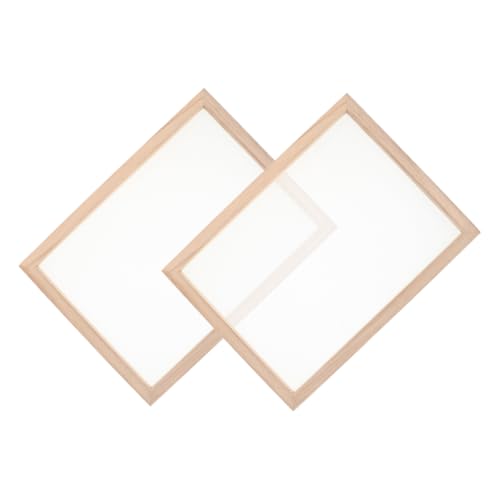 VILLCASE 2 Teiliges 2 1 Papierherstellungsset Für Erwachsene DIY Papierherstellungssieb Mit Netz Holz Erwachsene DIY Papierset Beiges Netz DIY Papierset VILLCASE 2 Teiliges 2 1 Papierherstellungsset Für Erwachsene DIY Papierherstellungssieb Mit Netz Holz Erwachsene DIY Papierset Beiges Netz DIY Papierset von VILLCASE