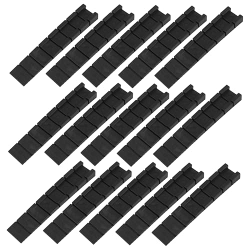 VILLCASE 20 Stücke Nivellierungsscheiben Flexible Möbelkeile Kunststoff rutschfest Bodennivellierer für Unebene Böden Möbelstopper für Tisch und Stuhl von VILLCASE