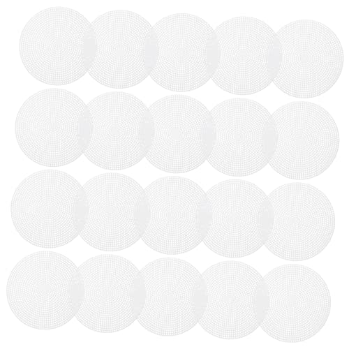 VILLCASE 20stücke Runde Kunststoff Gitterplatten Schneidbar DIY Netzblatt Kreuzstich Gitter Heimwerker Projekt Weiß VILLCASE 20stücke Runde Kunststoff Gitterplatten Schneidbar DIY Netzblatt Kreuzstich Gitter Heimwerker Projekt Weiß von VILLCASE