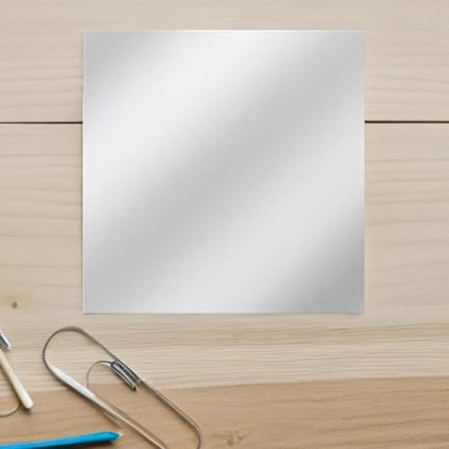 VILLCASE 20 Stück Mini Quadratische Spiegelfliesen für Diy Projekte Wanddekoration und Tischarrangements Silber VILLCASE 20 Stück Mini Quadratische Spiegelfliesen für Diy Projekte Wanddekoration und Tischarrangements Silber von VILLCASE