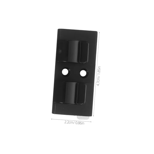 VILLCASE 20 Stück Organizer Kabelclips Selbstklebende Kabelclips Kabelklebeklemme Kabelhalter Selbstklebend Kabelschutz Verlängerungskabel Wandclips Kabelhalter Clips Schwarz von VILLCASE
