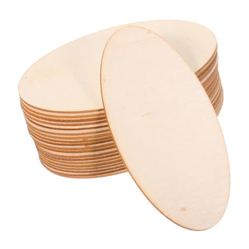 VILLCASE 20 Stück Ovale Holzscheiben für Bastelprojekte Naturbelassene Holzstücke zum Bemalen Kreative DIY Holz-ausschnitte für Kunst und Pädagogische Anwendungen VILLCASE 20 Stück Ovale Holzscheiben für Bastelprojekte Naturbelassene Holzstücke zum Bemalen Kreative DIY Holz-ausschnitte für Kunst und Pädagogische Anwendungen von VILLCASE