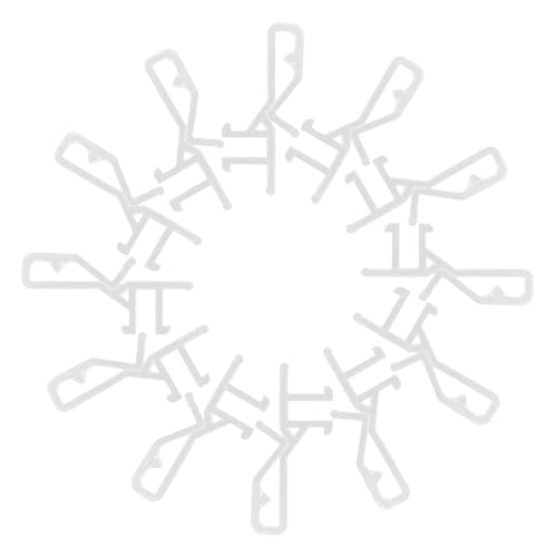 VILLCASE 20 Stück Tabletts für Jalousien Drapery -Hardware -Halter -Clips Ersatz klein Blindaccessoires Valance Clips Fensterblind -End -Clips Blindclips aus Kunststoff Mini-Rollo-Clips Stk VILLCASE 20 Stück Tabletts für Jalousien Drapery -Hardware -Halter -Clips Ersatz klein Blindaccessoires Valance Clips Fensterblind -End -Clips Blindclips aus Kunststoff Mini-Rollo-Clips Stk von VILLCASE