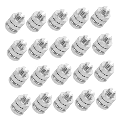 VILLCASE 20 Stück Teiliges Aluminiumlegierung Split-Stecker-klemmen Elektrischer Zaun Drahtverbinder Langlebig Witterungsbeständig Automatische Spannungskontrolle für Elektronische Zäune von VILLCASE