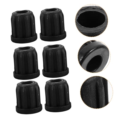 VILLCASE 20 Stück Teiliges Kleine Kunststoff Lenksockel für Bürostuhlrollen Verschleißfestes Einsatzstück für Möbel Stabile Steckhülsen zur Befestigung an Stelen Geeignet für Drehbare von VILLCASE