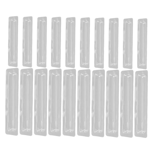 VILLCASE 20 Stück Teiliges PVC Uhrenzeiger Schutzbox Transparente Abdeckung Stoßfest Kratzfest Präzise für Wanduhren Einfache Montage Schützendes Uhrzeigergehäuse Uhr Reparatur Zubehör von VILLCASE