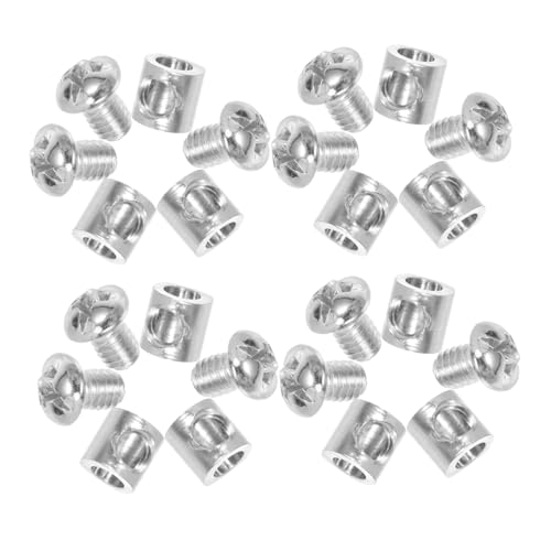 VILLCASE 20 Stück Teiliges Stahlseil Selbstklemmhalter Verstellbar und Einziehbar Robuste Kabelbefestigung für Fahrrad und Gepäckschlösser Einfach zu Bedienen Platzsparend und Vielseitig von VILLCASE