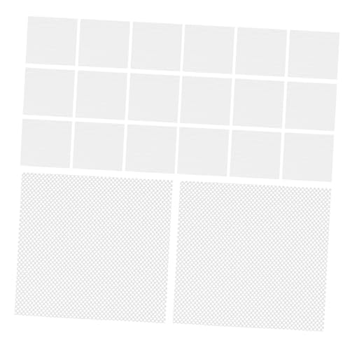 VILLCASE 20stücke Augennetz Für Maske Weißes Fursuit-augennetz Netzblatt Für Cosplay Materialset Für Katzenmasken Maskenbasis von VILLCASE