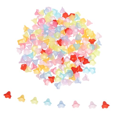 VILLCASE 200 Stück Acryl Blüten Perlenkappen Blumen-design Frosted Spacer Perlen für DIY Schmuckherstellung Armbänder Halsketten Ohrringe Basteln VILLCASE 200 Stück Acryl Blüten Perlenkappen Blumen-design Frosted Spacer Perlen für DIY Schmuckherstellung Armbänder Halsketten Ohrringe Basteln von VILLCASE
