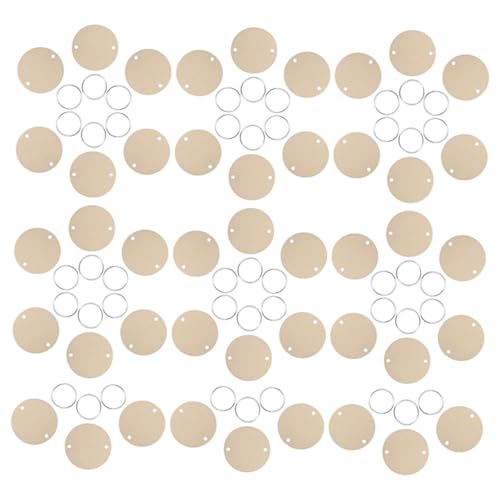 VILLCASE 200 Stück Teiliges Runde Holzscheiben mit Löchern und Metallringen Naturbelassene Holzanhänger für DIY Kalenderdekorationen Geburtstags Hochzeitsbasteleien Vielseitige Kleine VILLCASE 200 Stück Teiliges Runde Holzscheiben mit Löchern und Metallringen Naturbelassene Holzanhänger für DIY Kalenderdekorationen Geburtstags Hochzeitsbasteleien Vielseitige Kleine von VILLCASE