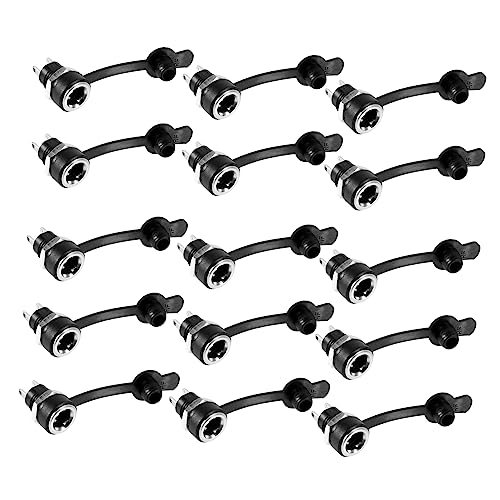VILLCASE Stück Teiliges Panel Mount Steckdose mit Wasserdichten Abdeckungen Schutz für Niedervolt Anwendungen Einfach zu Montieren Vielseitig Einsetzbar Isolierung VILLCASE Stück Teiliges Panel Mount Steckdose mit Wasserdichten Abdeckungen Schutz für Niedervolt Anwendungen Einfach zu Montieren Vielseitig Einsetzbar Isolierung von VILLCASE