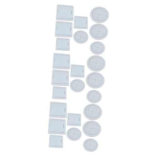 VILLCASE 24stücke Teiliges Und Quadratischen Knüpfdisks Praktische -werkzeuge Basteln Von Armbändern Herstellung Von Schnüren Für Anfänger VILLCASE 24stücke Teiliges Und Quadratischen Knüpfdisks Praktische -werkzeuge Basteln Von Armbändern Herstellung Von Schnüren Für Anfänger von VILLCASE