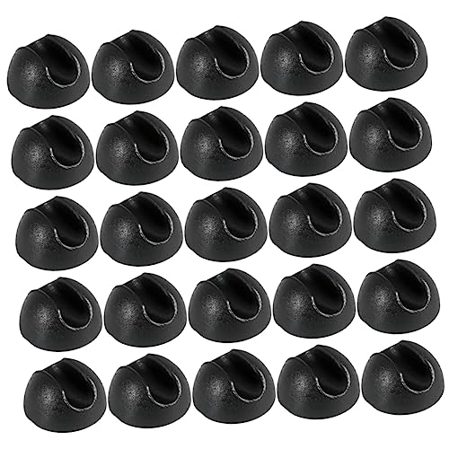 VILLCASE 25 Stck. rutschfeste Matte Zauberer Kratzen Bein Tisch Beschützer Aus Fuß Pads Stuhl Bordbodenschützer Möbel Nicht Form Griffe Schleudern Mehrzweck Schutz PVC Black von VILLCASE