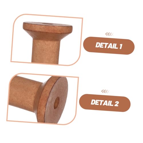 VILLCASE 25 Stück Teiliges Solide Holzspulen für Nähen und Basteln Leere Vintage Garnspulen aus Natürlichem Holz Robuste Klassische Fadenspulen für Stickerei und DIY Handwerksprojekte VILLCASE 25 Stück Teiliges Solide Holzspulen für Nähen und Basteln Leere Vintage Garnspulen aus Natürlichem Holz Robuste Klassische Fadenspulen für Stickerei und DIY Handwerksprojekte von VILLCASE