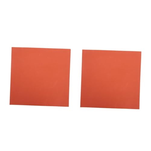 VILLCASE 2St Heißpress-Silikonmatte zusammenklappbar Transfermatte drücken Presspad hitzepressmatte Hitzepresse Unterlage professionelle Dämmmatte Bequeme Isoliermatte Schaum Silikon Orange von VILLCASE