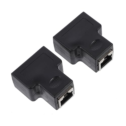 VILLCASE 2Stücke Ethernet Splitter zu Ports Adapter Netzwerkkabel Verteiler für Einfache Signalübertragung Langlebiges Design für Verbindungsprobleme bei Kurzen Kabeln VILLCASE 2Stücke Ethernet Splitter zu Ports Adapter Netzwerkkabel Verteiler für Einfache Signalübertragung Langlebiges Design für Verbindungsprobleme bei Kurzen Kabeln von VILLCASE