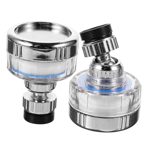 VILLCASE 2Stücke Waschbecken Wasserfilter Spülenfilter für Wasserhahn Drehbar Einfach zu Reinigen Passend für Küche und Bad Effektive Wasserfiltration von VILLCASE