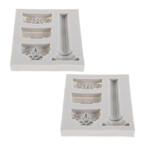VILLCASE 2stücke Marmor-säulenform Römischer Kuchenaufsatz Silikon-fondantform Dekorform Für Torten Blütenpaste Und Süßigkeitenherstellung Hitzebeständig Für DIY-projekte Und VILLCASE 2stücke Marmor-säulenform Römischer Kuchenaufsatz Silikon-fondantform Dekorform Für Torten Blütenpaste Und Süßigkeitenherstellung Hitzebeständig Für DIY-projekte Und von VILLCASE