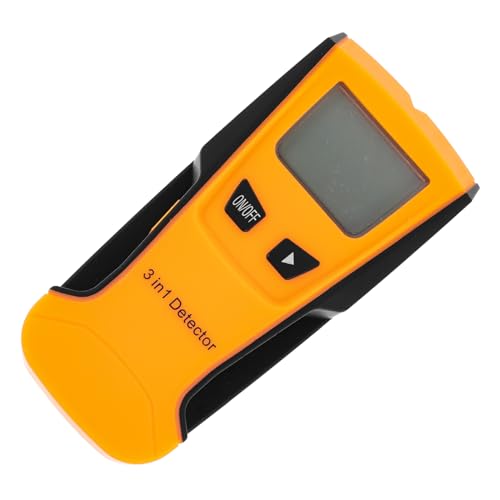 VILLCASE 3 1 Wandmelder Bolzensucher Wandscanner Finder Sensor Wandscanner Wandbolzendetektor Scanner-Detektor 3 in 1 Detektor Wand Metallfinder Metallsensor Wand Metalldetektor Orange von VILLCASE