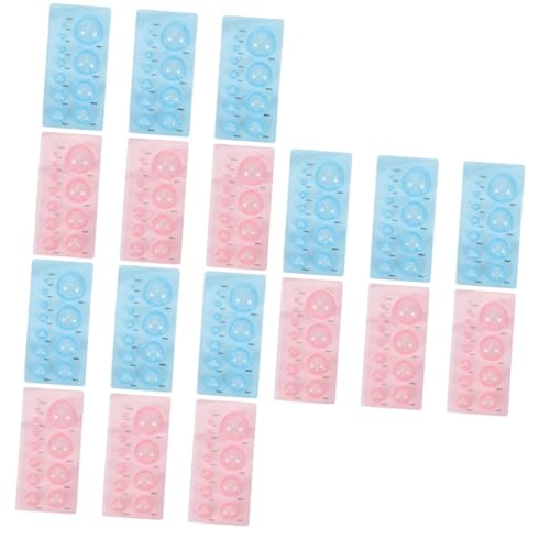 VILLCASE 3 Sätze Papierformer قوالب معمول بلاستيك قالب معمول بلاستيك Feder Heimwerken Quilling-Board Stift Werkzeug Quilling-Form Aus Kunststoff Quilling-Form Für Zu Hause Abs 6 Stück * 3 von VILLCASE