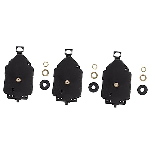 VILLCASE 3 Sätze Schaukelbewegung Analog Bausatz Uhrwerk Leise Ersatz Mechanismen Pendeluhrmechanismus Uhrmotor Mit Pendel Wurzel Teile Austauschbar Wanduhr Schwarz Plastik VILLCASE 3 Sätze Schaukelbewegung Analog Bausatz Uhrwerk Leise Ersatz Mechanismen Pendeluhrmechanismus Uhrmotor Mit Pendel Wurzel Teile Austauschbar Wanduhr Schwarz Plastik von VILLCASE