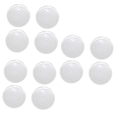 VILLCASE 3 Sätze rutschfeste Matte Beine Beleg Schreibtisch Klein Beschützer Stuhlbeinpolster Tischbeinpolster Beinpolster Für Möbel Kieselgel Transparent 4 Stücke * 3 von VILLCASE