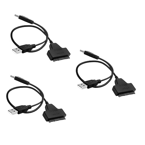 VILLCASE 3 Stück Adapterkabel für Laptop zu USB Datenkabel Werkzeugfreie Nutzung Einfaches Backup und Datentransfer Langlebige Materialien Kompatibel mit Externen VILLCASE 3 Stück Adapterkabel für Laptop zu USB Datenkabel Werkzeugfreie Nutzung Einfaches Backup und Datentransfer Langlebige Materialien Kompatibel mit Externen von VILLCASE